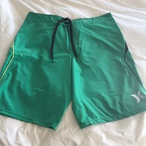 Green Hurley Boardshorts